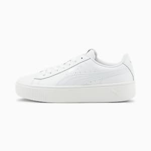 PUMA Vikky Stacked Women’s Sneakers, Puma White-Puma White, extralarge