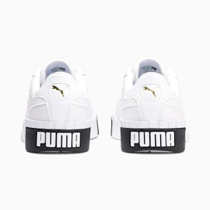 Zapatos deportivos Cali para mujer, Puma White-Puma Black, extragrande