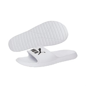 Divecat v2 Unisex Slides, Puma White-Puma Black