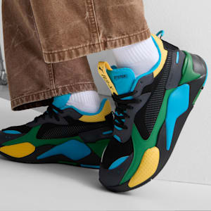 Tenis RS-X Toys, PUMA Black-Archive Green, extralarge