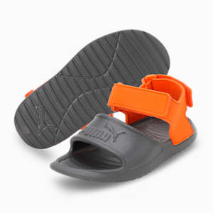 Divecat v2 Injex Kids’ Sandals, Cool Dark Gray-Rickie Orange
