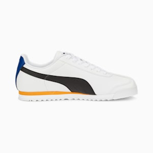 Zapatos deportivos Roma Basic+ , Puma White-Puma Black-Orange Brick