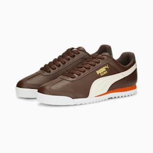 Roma Basic+ Sneakers, Dark Chocolate-Pristine-Warm Chestnut