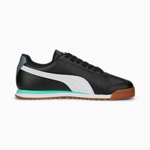 Zapatos deportivos Roma Basic+ para hombre, PUMA Black-PUMA White-Mint, extragrande