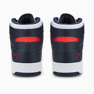 Rebound Lay Up Unisex Sneakers, Parisian Night-High Risk Red-Puma White, extralarge-IND