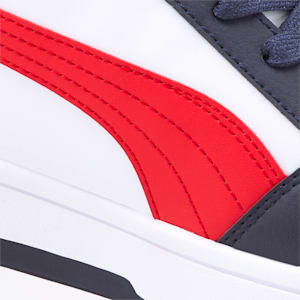 PUMA Rebound Lay Up SoftFoam+ Unisex Sneakers, Parisian Night-High Risk Red-Puma White