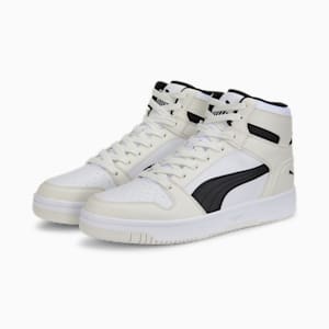 PUMA Rebound LayUp Sneakers, Vaporous Gray-Puma Black-Puma White