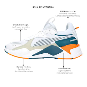 RS-X Reinvention Unisex Sneakers, Puma White-Intense Blue, extralarge-IND