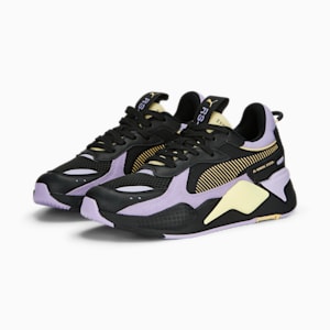 RS-X Reinvention Unisex Sneakers, PUMA Black-Vivid Violet, extralarge-IND