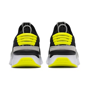 RS-0 Core Unisex Sneakers, Puma Black-Gray Violet-Yellow Alert
