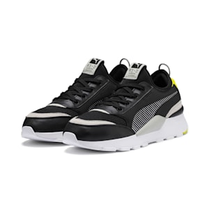 RS-0 Core Unisex Sneakers, Puma Black-Gray Violet-Yellow Alert, extralarge-IND