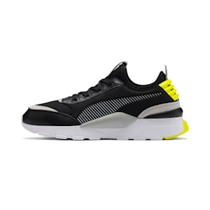 RS-0 Core Unisex Sneakers, Puma Black-Gray Violet-Yellow Alert, extralarge-IND