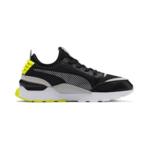 RS-0 Core Unisex Sneakers, Puma Black-Gray Violet-Yellow Alert