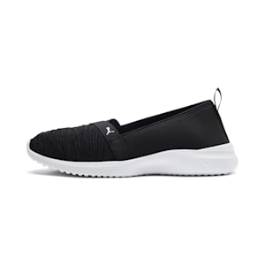 Adelina SoftFoam+ Women’s Ballerinas, Puma Black-Puma Silver