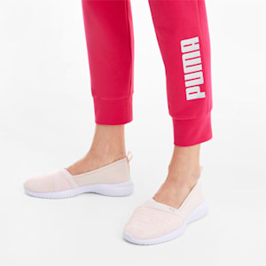 Adelina Women’s Ballet Shoes, Rosewater-Puma Silver-Puma White-BRIGHT ROSE