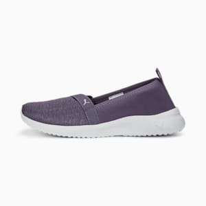 Adelina Women’s Ballet Shoes, Purple Charcoal-Spring Lavender-PUMA White
