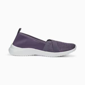 Adelina Women’s Ballet Shoes, Purple Charcoal-Spring Lavender-PUMA White