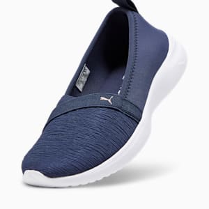 Adelina Women’s Ballet Shoes, PUMA Navy-Future Pink-PUMA White, extralarge