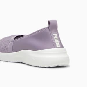 Adelina Women’s Ballet Shoes, Pale Plum-Feather Gray-PUMA White, extralarge