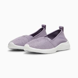 Adelina Women’s Ballet Shoes, Pale Plum-Feather Gray-PUMA White, extralarge