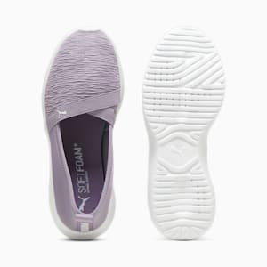 Adelina Women’s Ballet Shoes, Pale Plum-Feather Gray-PUMA White, extralarge