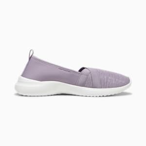 Adelina Women’s Ballet Shoes, Pale Plum-Feather Gray-PUMA White, extralarge