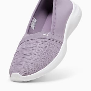 Adelina Women’s Ballet Shoes, Pale Plum-Feather Gray-PUMA White, extralarge