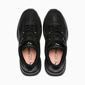 Cilia Women's Trainers, Puma Black-Puma Silver-Peach Bud, extralarge-GBR