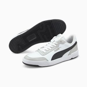 Caracal Men's Sneakers, Puma White-Puma Black-Gray Violet, extralarge