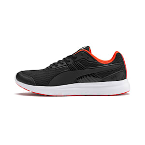 Escaper Pro Unisex Sneakers, Black-Black-Cherry Tomato