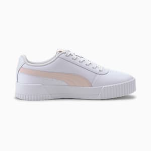 Carina Leather SoftFoam Women's Sneakers, Puma White-Rosewater-Rosewater, extralarge-IND