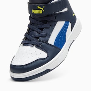 PUMA Rebound LayUp Little Kids' Shoes, Cobalt Glaze-PUMA White-Club Navy, extralarge