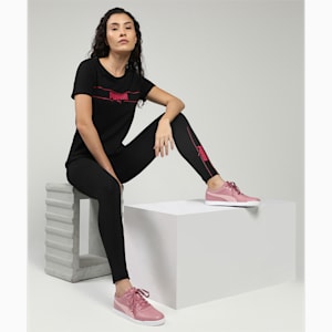 Carina Slim Women's Sneakers, Foxglove-Peachskin, extralarge-IND