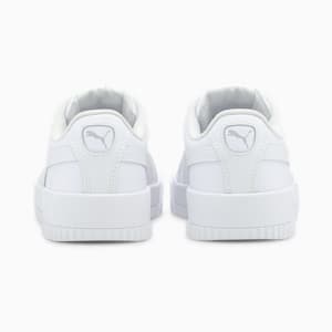 Zapatos deportivos Carina para niños grandes, Puma White-Puma White-Gray Violet