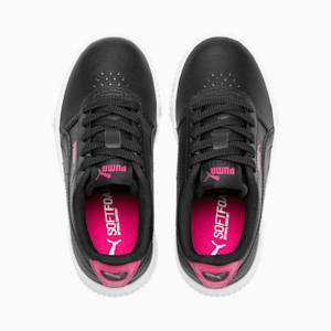 Carina L Kids' Trainers, Puma Black-Puma Black-Beetroot Purple