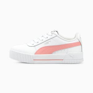 Carina L Kids' Trainers, Puma White-Peony