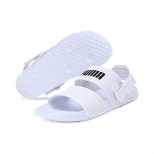 Leadcat YLM Lite Unisex Sandals, Puma White-Puma Black