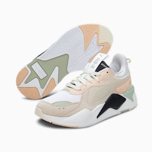 RS-X Reinvent Women's Sneakers, Whisper White-Shifting Sand-Puma Black, extralarge-IND