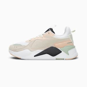 RS-X Reinvent Women's Sneakers, Whisper White-Shifting Sand-Puma Black, extralarge-IND