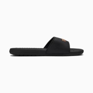 Cool Cat Women’s Slides, Puma Black-Rose Gold, extralarge
