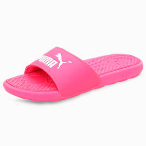 Cool Cat Women’s Slides, KNOCKOUT PINK-Puma White, extralarge-IND