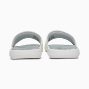 Cool Cat Women's Slides, Puma White-High Rise-Puma Silver