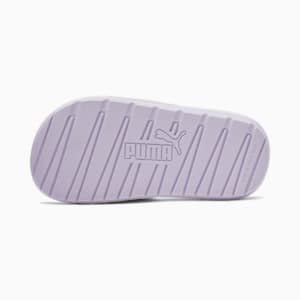 Cool Cat Little Kids' Slides, Lavender Fog-Puma Silver