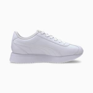 Turino Stacked Women's Sneakers, Puma White-Puma White, extralarge