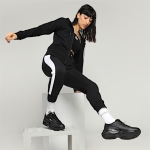 Cilia Mode Women's Sneakers, Puma Black-Puma Silver, extralarge-IND
