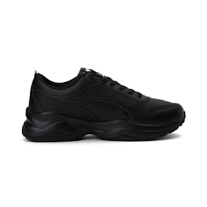 Cilia Mode Women's Sneakers, Puma Black-Puma Silver, extralarge-IND