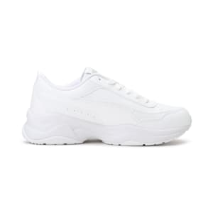 Cilia Mode Women's Sneakers, Puma White-Puma Silver, extralarge-IND