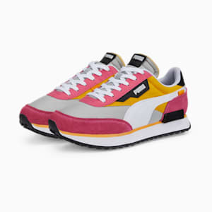 Future Rider Play On Sneakers, Gray Violet-Sunset Pink