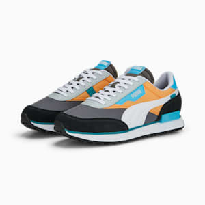 Future Rider Play On Unisex Sneakers, Cool Dark Gray-PUMA White, extralarge-IND