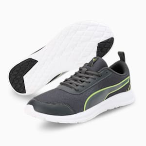 Beam Men's Shoes, Dark Shadow-Limepunch